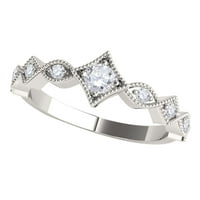 Mauli dragulji za angažman prstenove za žene 0. Karatni dijamantski milionski ručni vjenčani trak za