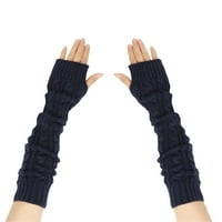 Bocpieene rukavice bez prstiju za žene pletene ruke grijači zimske tople duge rukavice bez prstiju rukavice