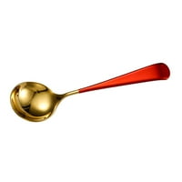 Nehrđajući čelik dugačka ručka miješalica za miješanje okrugle glave supe za kašiku Hrana koja poslužuje