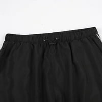 Ženske labave teretne hlače Retro Multi džepni džep niska kopča za kockicu za kosu Slim ravne tkane