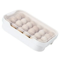 1111Fouron jaja držač nosača rešetke Clear Plastic Skladištenje Spremnik za čuvanje hladnjaka, kutija