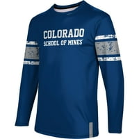 Muška plava Kolorado School o orediggera majica s dugim rukavima
