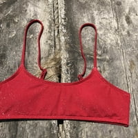 Mikilon FASHOYSTISTA Lady Sexy sadrži ispis u obliku prsa za tisak Bikini set dva kupaća kupaća odijelo