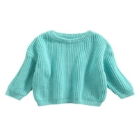 Musuos jesen zima toplo odijelo Djevojčica slatka dugi rukava pleteni pulover pulover
