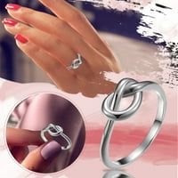 Prsten za prsten za kvote nakit nakita, poklon za žene žene ženski titanijum prsten čelični prstenovi