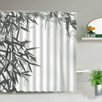 Bambusovanje mastila u kupaonici tuš za zavjese od poliesterskih tkanine zasloni za kadu dekor vodootporno