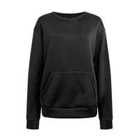 Na prodaju zimska ženska dukserica vježba za žene casual labav pad udobnog pulover tunika bluze od pulovernih
