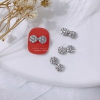 Luksuzni 3D dragulji Crystal kamenje dijelovi za nokte Privjesak za srce Privjesak za srce Harbs Rabbit