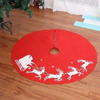Organizator za muškarce za muškarce Božić Dekor Božićno suknje Božićni ukrasi Drvo suknje Božićne ukrase crvene i bijele božićne ukrase Sportske stolice za odrasle