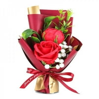 Shengshi Rose u staklenoj kupoli sa bajkom lakim nizom, poklon za valentine za nju, poklone za djevojku,