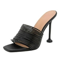DMQupv slatka široka sandala za žene klizanje modnih ženskih ležernih ženskih sandala ukrašene sandale