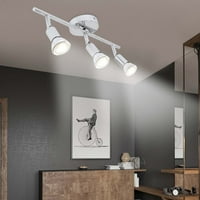 Loopsun Dom i kuhinja Light Chrome Steel GU Spot-bar stropni stropni reflight ugradbeni industrijski