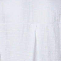Žene na dugme Bluza Split majica s dugim rukavima za haljinu s tamkama SOLOID Boja Duge majice Visoki niski vrhovi Ležerne prilike za vjenčanje Plus size Dressy Bluuse s ovratnikom bijeli 4xl