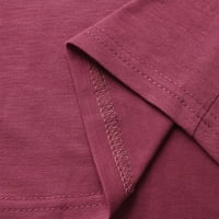Mrat s dugim rukavima V-izrez košulja Ženska radna bluza Šifon Dame Ležerne prilike V-izrez Majica Labavi