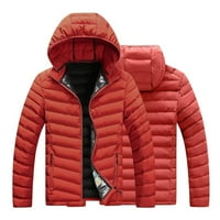 FESFESFES muške modne jakna za modnu jakna pada i zimska šivanje topla kapuljača sa kapuljačom pamučna