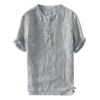 Humpta majice za muškarce Ljeto Muška hladna tanka prozračna traka pamučna majica kratki rukav
