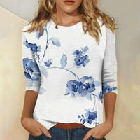 Vruće prodaje Ženski rukav vrhovi ljetne asimetrične majice Slim Fit Ležerne prilike The Majice Pulover