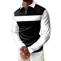 Muška Polo košulja Muški Jesen zimska košulja s dugim rukavima Odštampana majica TOP bluza