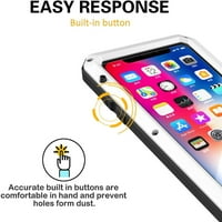 Gorilla Glass Aluminium Metal iPhone IPhone 1. generacije Teška zaštita otporna na udarce i otporna na udarce, otporna na udarce, robusno putovanje na otvorenom