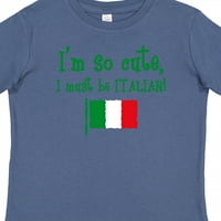 Inktastičan tako sladak italijanski poklon mališani majica majica ili mališana