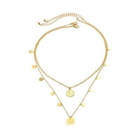 Slojevi ogrlice slojeviti nakit klasični ženski nakit pokloni ženski nakit pokloni zlato