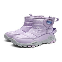 Daeful Boys Snežne čizme Neklizne tople djevojke Zimske cipele Purple 11c