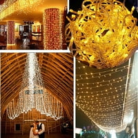 BXINGSFTYS LED atmosfera Dekorativna svjetiljka Podesiva zavjesa Svjetla sigurna za festivalsku zabavu