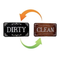MINCHUN Perilica posuđa Magnet Clean Prljavi znak za kuhinju Organizaciju i skladištenje Dvostrani reverzibilni