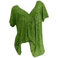 Prodajne majice za žene Čvrsti Pleat ljuljac ležerne prilike pulover tinejdžerske majice modna odjeća