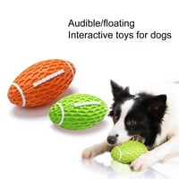 Fogcroll PET Chew igračka Oslobodi dosadni ragbi oblik kućnih ljubimaca štenad za pse za pse za mlade