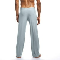 Prodaje za čišćenje Muške nove modne čiste kućne hlače Yoga hlače Udobne pantalone stilski, sivi, m