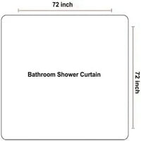 Pad bundeve tuš za tuširanje jesenski zahvalnost u kupaonici Dekor punjene poliesterne tkanine u kupaonici