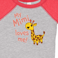 Inktastic moj mimi voli mene - slatka žirafa poklon baby boy ili baby girl bodysuit