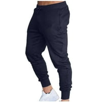 Xysaqa muški casual lagane jogger hlače slim fit duks elastični struk sportske vježbe hlače iz džepa