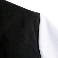 Muška majica Ležerne prilike modernog vintage ispisanog gumba niz kratku rukavsku majicu
