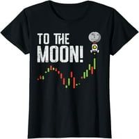 Na Mjesec Crypto Stock Chart CryptoCurrency Trading Trader Majica