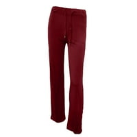 Fanxing ženske hlače s džepovima plus veličine jesenski trenerke na nogama Stretch tipka za struku Pocket Yoga Teretana labava hlače Spremna prodaja pomestaju XS, S, M, L, XL, XXL, XXXL, XXXXL