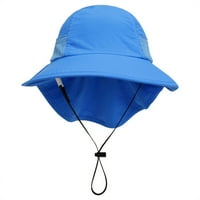 Fattazi Kid's Sun Hat Širok podružnica UPF 50+ šešir za dečake dečke kašike