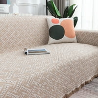 Pamučna posteljina kaufa kauč na kauču pletena pokrivačica sa tasselnim tapiserijama