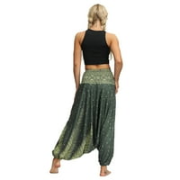 Ženske hlače za rad Labave joge pantalone Baggy Boho Aladdin Kompun za pantnu gamaše