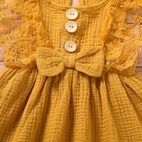 Dječje djevojke Toddler Princess Tutu haljina Ljetni ruffle ruff buwknot mini haljina