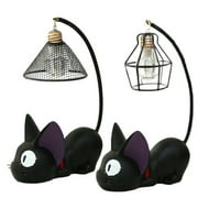 Nokiwiqis LED noćna lampica kreativna smola Cat Ornament Stolna svjetiljka Dječja crtana svjetiljka