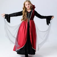 ŠLDYBC Halloween Witch nošnje za djevojke klasična vitka kostim kostim set djevojka srednjovjekovni