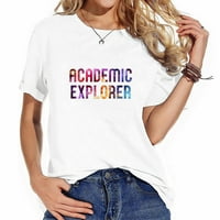 Obrazovanje se vraća na školske poklone Jedinstvena ženska majica sa trendi grafičkim dizajnom