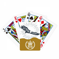 Drevni Egipat Eagle Dekorativni uzorak Royal Flush Poker igra reprodukcija karte