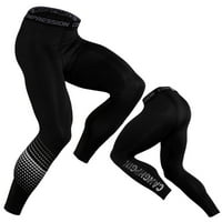 Zimske ruke obložene gamaše žene muškarci Sportske fitness Print Bodybuilding Fleksibilne masene hlače