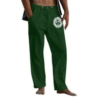 Duksevi za sportski ležerni suncemsko štampano pantalona punog duljina džepa džep nacrtač hlača pant