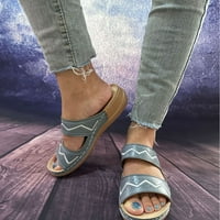 HOKSML ženske cipele za žene, ljetni ženski novim tipom papuče ravni donji automobil ušivene papuče