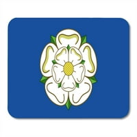 Rose Službena zastava Yorkshire Country u Engleskoj Bijela mousePad Mouse Pad Mouse Mouse