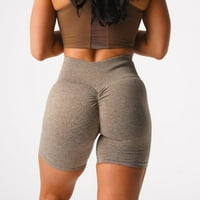 Puuawkoer ženske dizanje Yoga kratke hlače Visoko struk ruched plijene hlače hlače za vježbanje Žene